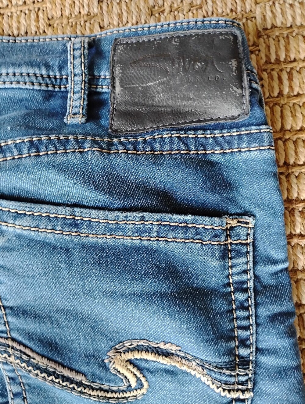 Men's Grayson Silver jeans SZ 33x32 - Picture 4 of 14